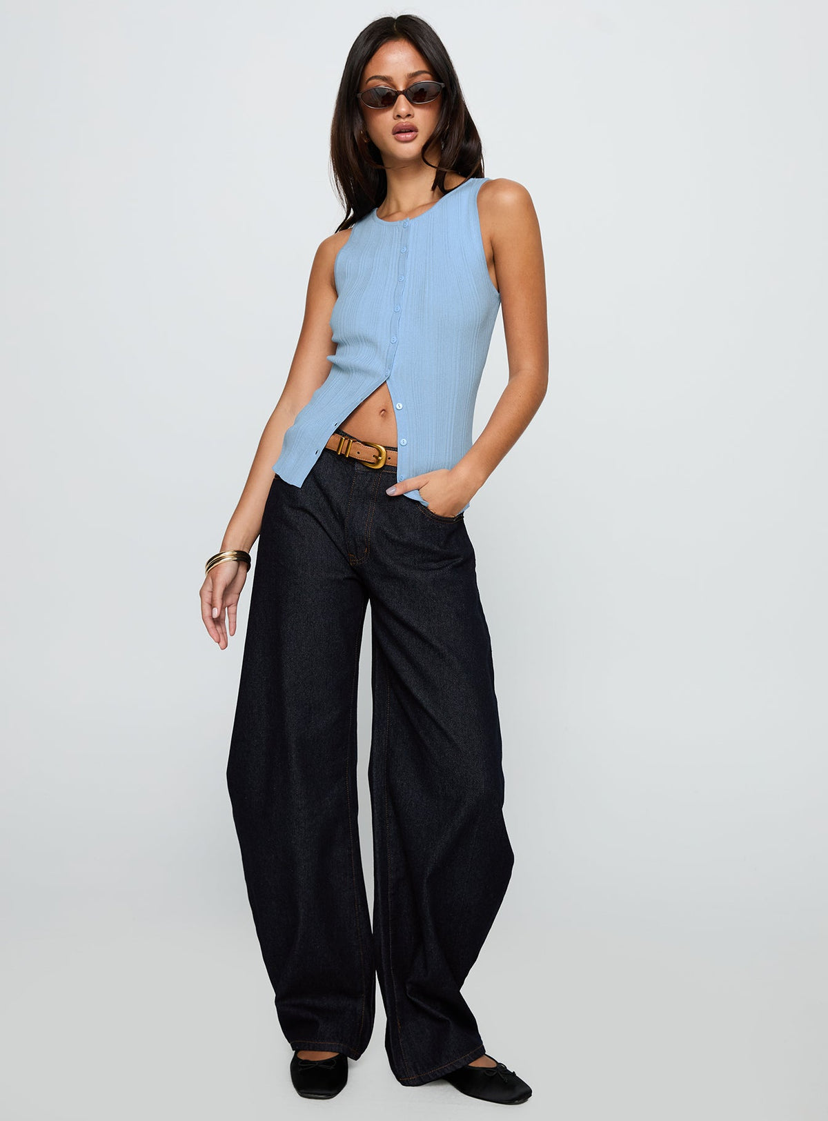 Women's Oregano Top Blue