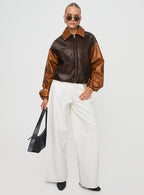 Women's Nirvana Bomber Jacket Chocolate