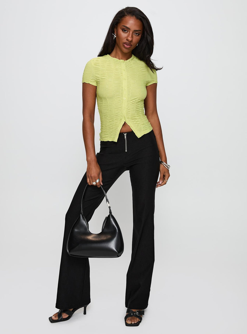 Women's Suzu Textured Top Green