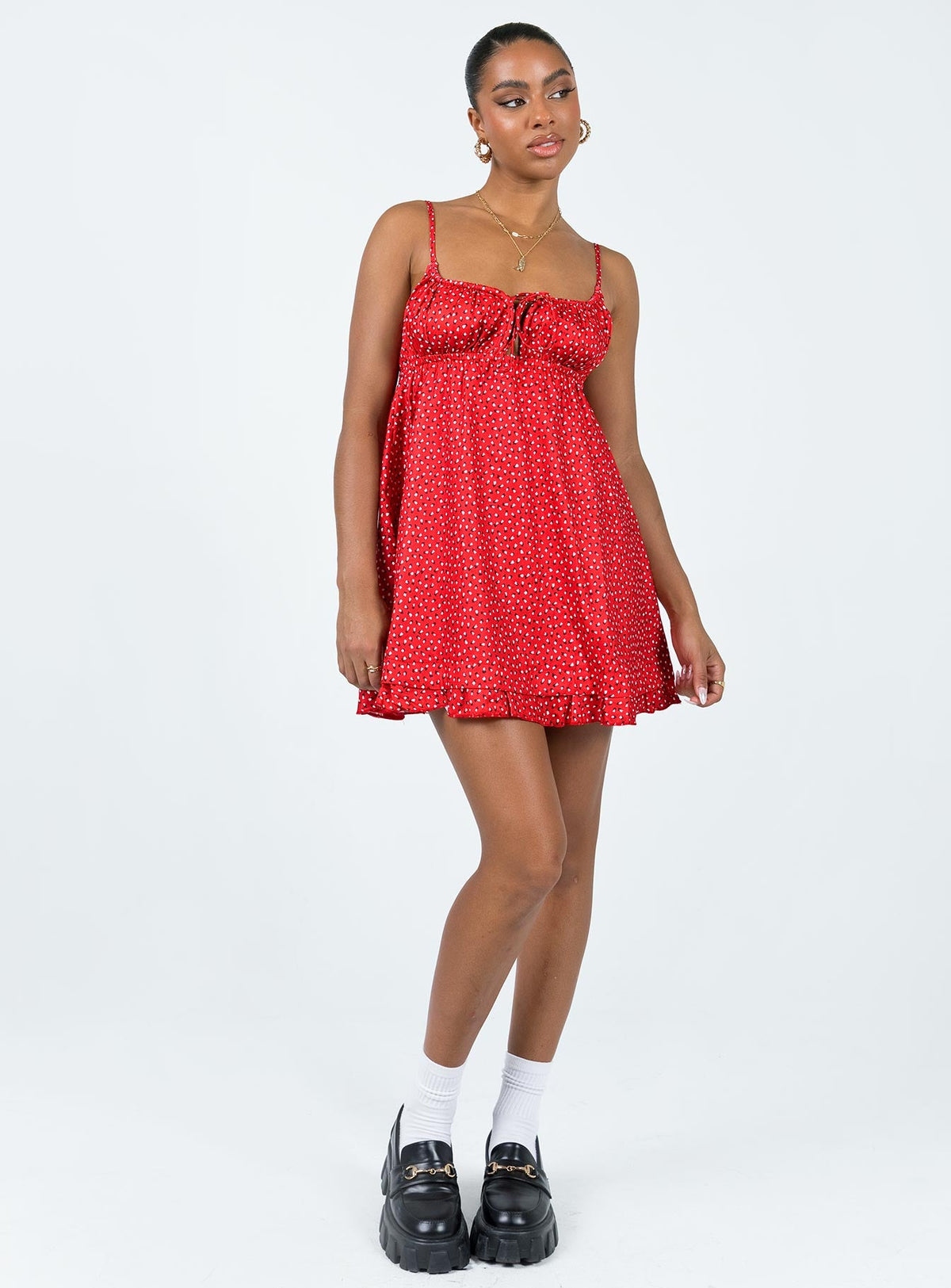 Women's Empress Of Love Mini Dress Red — Dress