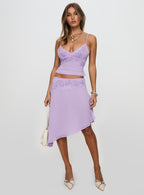 Women's Pappilion Top Lilac — Matching Set