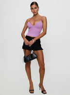 Women's Sculpture Top Lilac