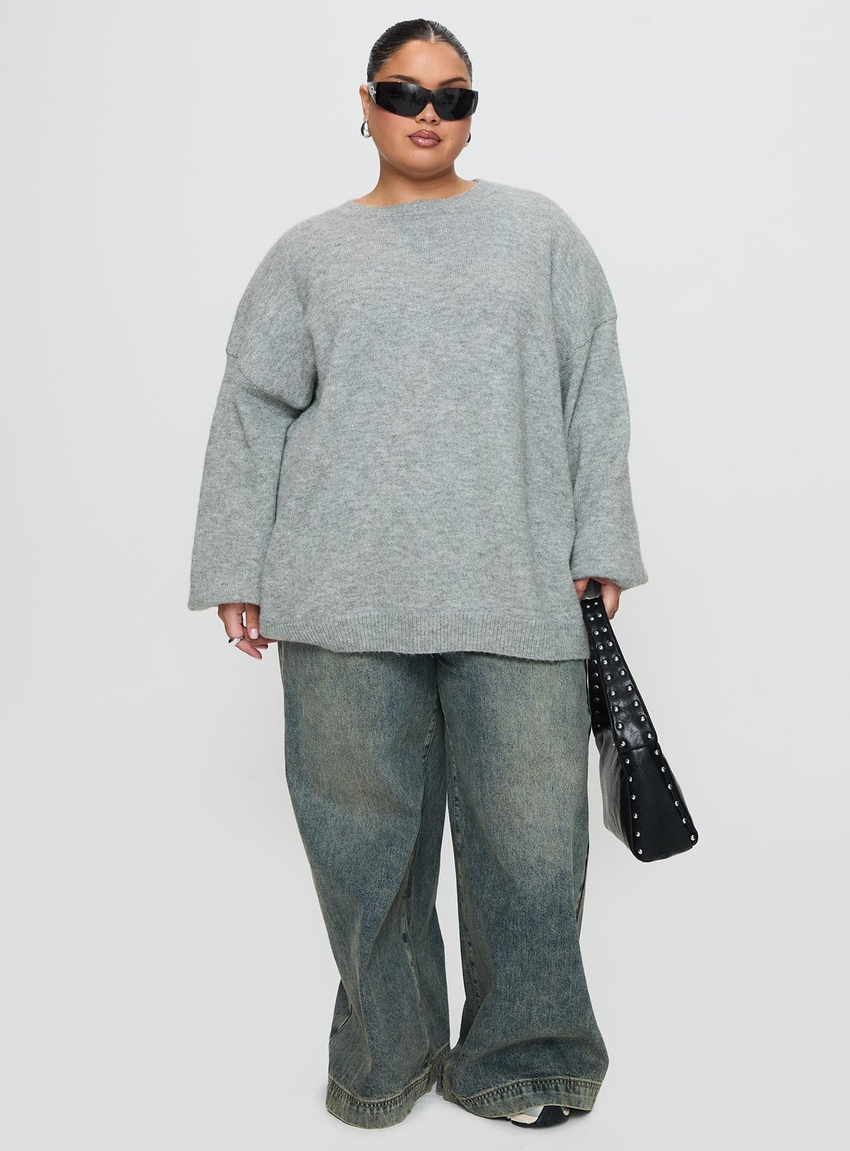 Women's Ryanna Sweater Grey Curve