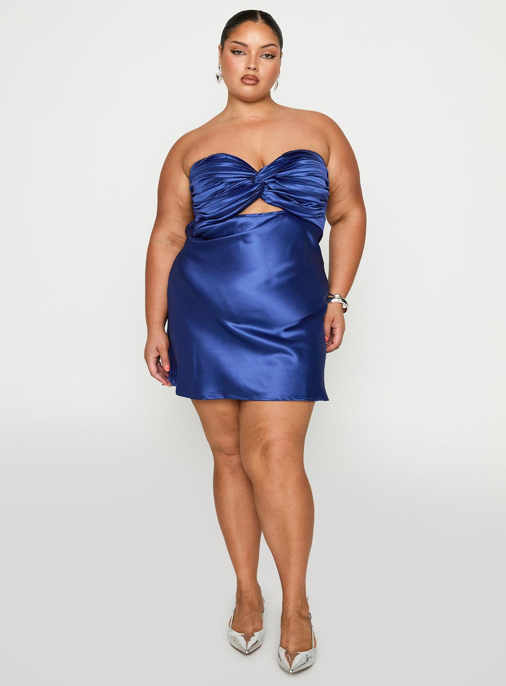 Women's Shellie Mini Dress Blue Curve — Dress