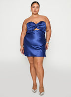 Women's Shellie Mini Dress Blue Curve — Dress