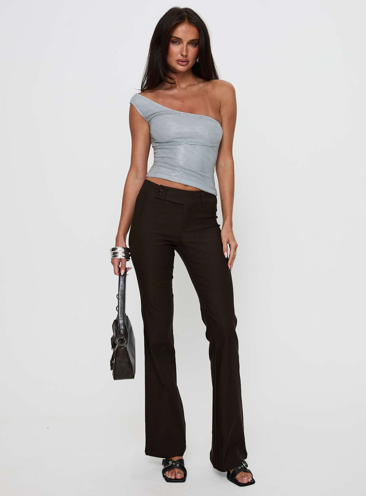 Women's Kinkirk Flared Pants Chocolate Petite