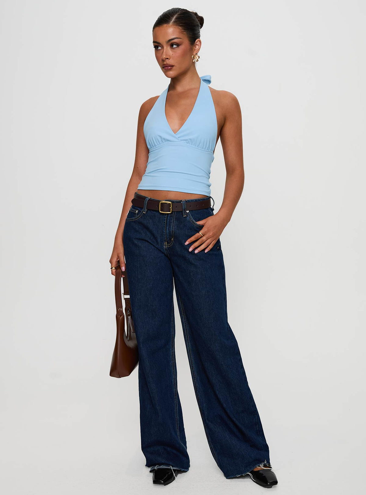 Women's Whimsy Halter Top Blue