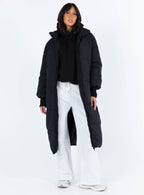 Women's Abe Longline Puffer Jacket Black