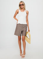 Women's Ceyla Layered Tank Top White
