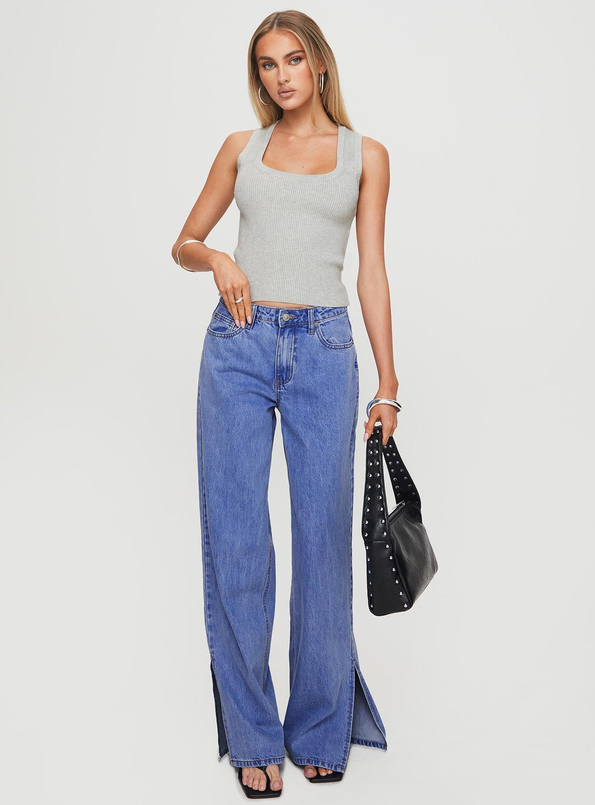 Women's Issues Knit Top Grey