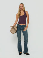 Women's Daily Define Racerback Tank Top Aubergine