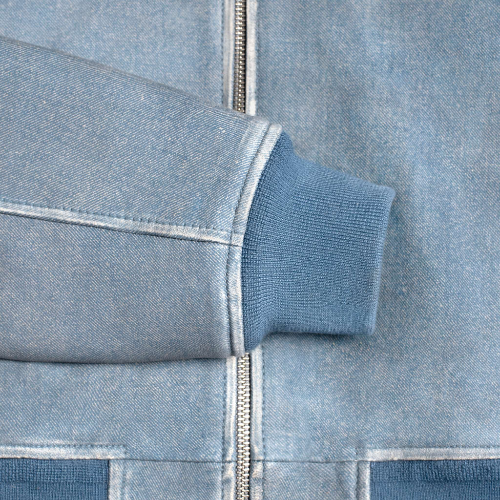 Women's Major League Jacket | Blue Textured