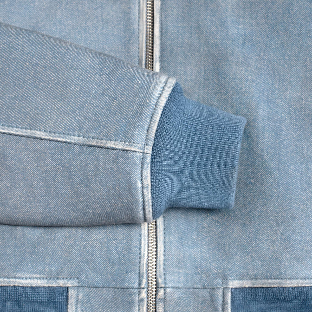 Women's Major League Jacket | Blue Textured