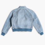 Women's Major League Jacket | Blue Textured