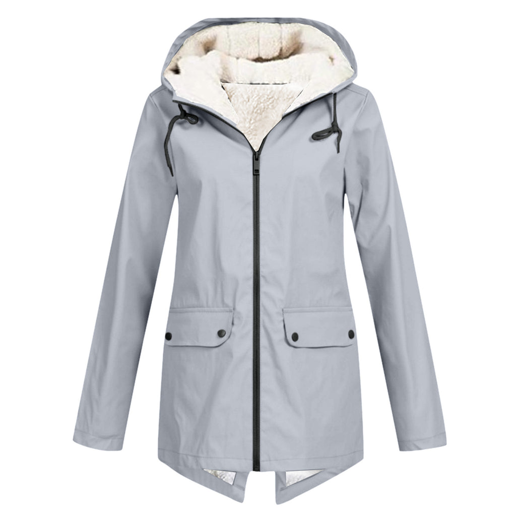 Women's Fleece-Lined Hooded Jacket