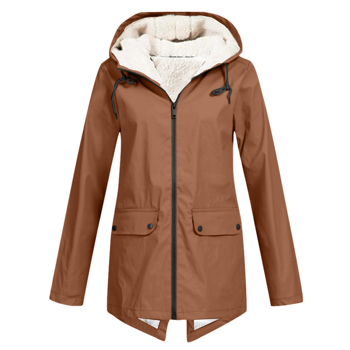 Women's Fleece-Lined Hooded Jacket