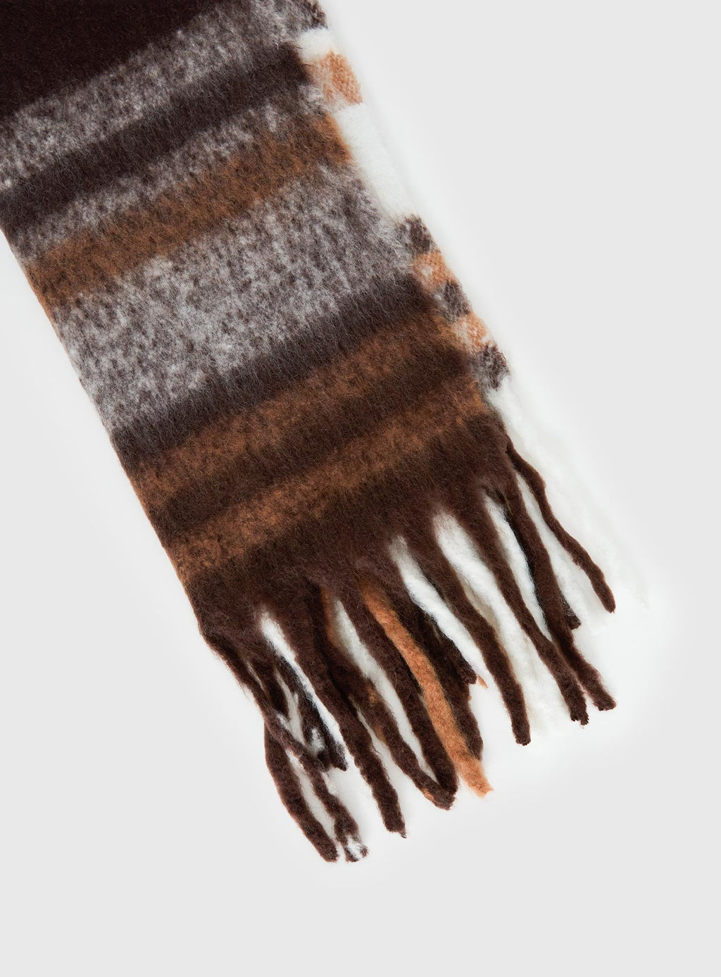 Warm Welcome Scarf Brown Plaid — Scarves