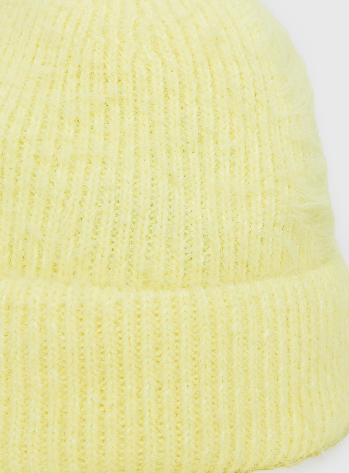 Kalyn Fluffy Beanie Lemon — Hat