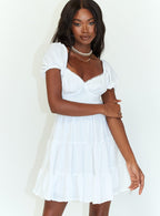 Women's Danny Mini Dress White — Dress