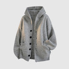 Men's Hooded Knit Cardigan