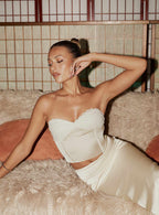 Women's Suga Strapless Top Cream