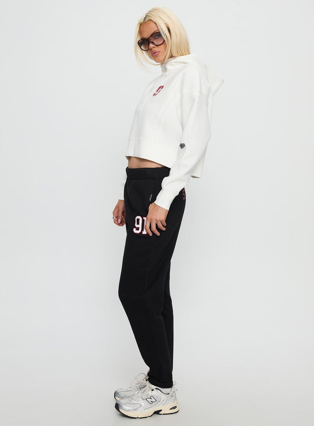 Women's Stanford Basic Sweatpants Black — Pants