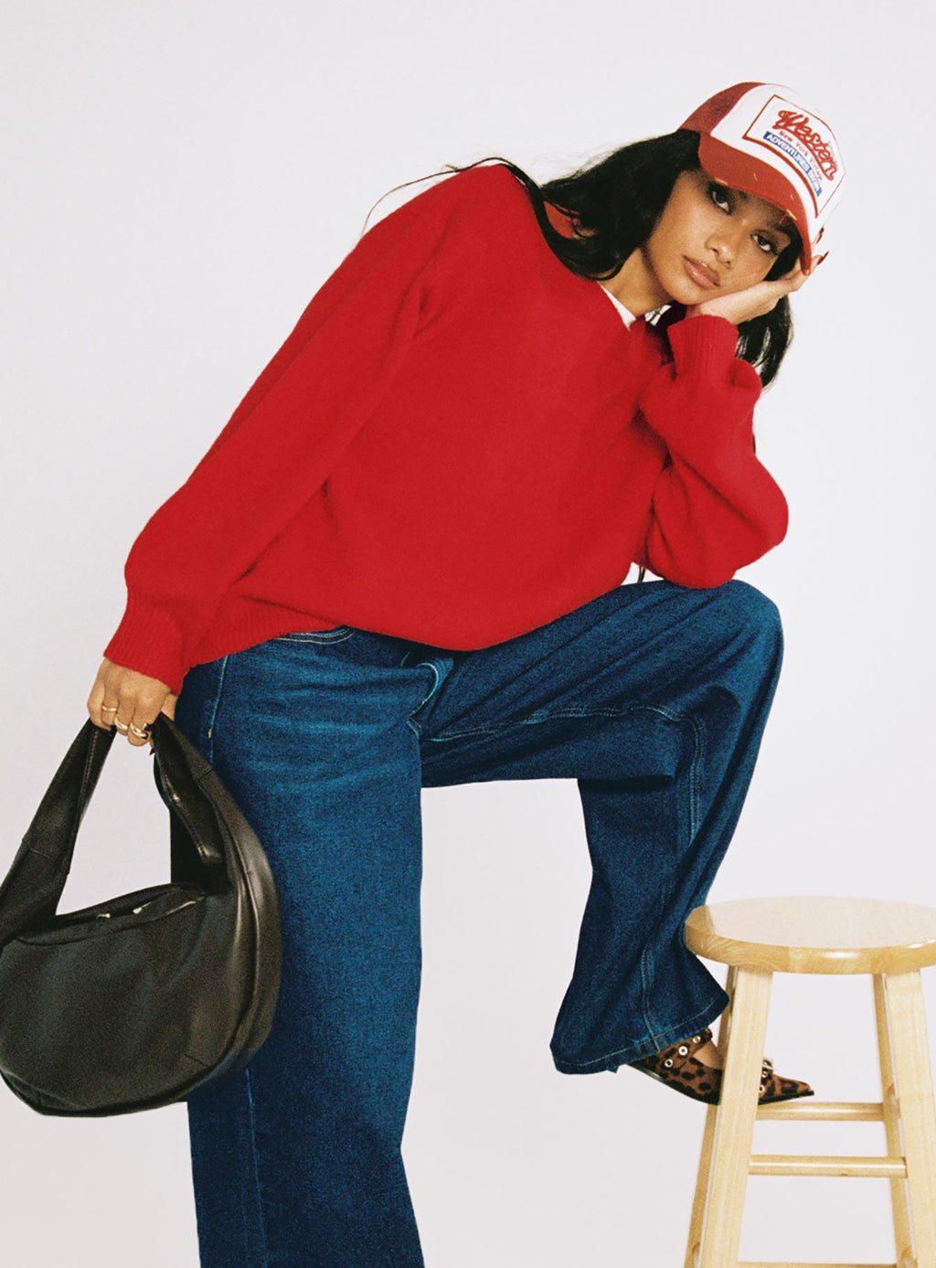 Women's Ryanna Sweater Red