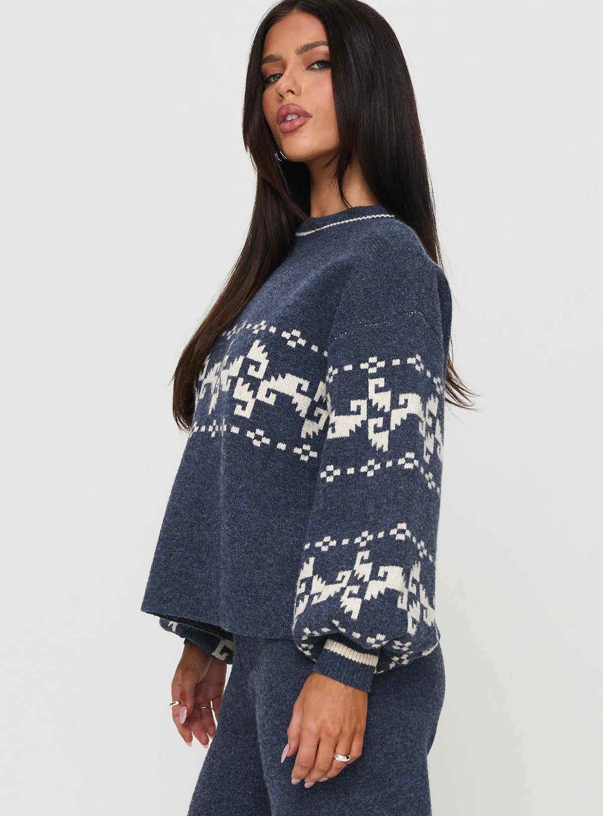 Women's Alpine Sweater Navy / Cream
