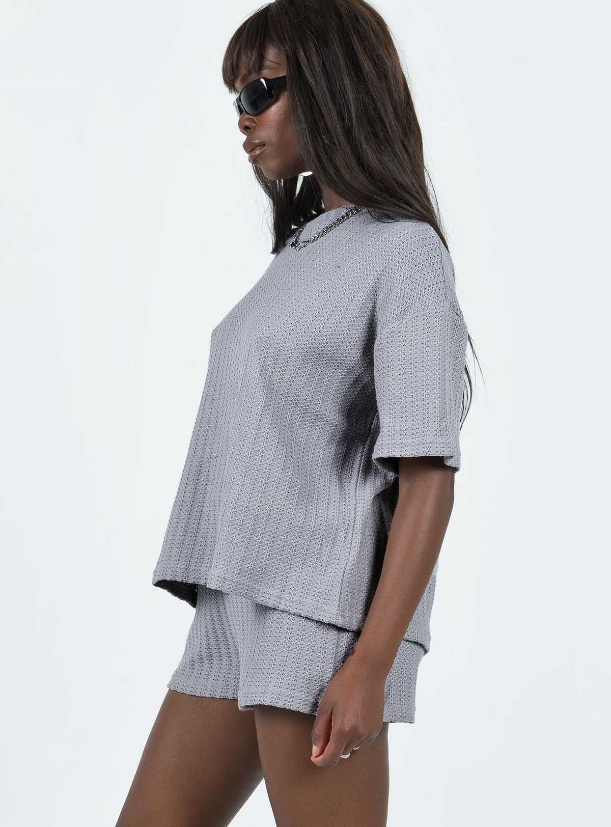 Women's Cammie Knit Set Grey