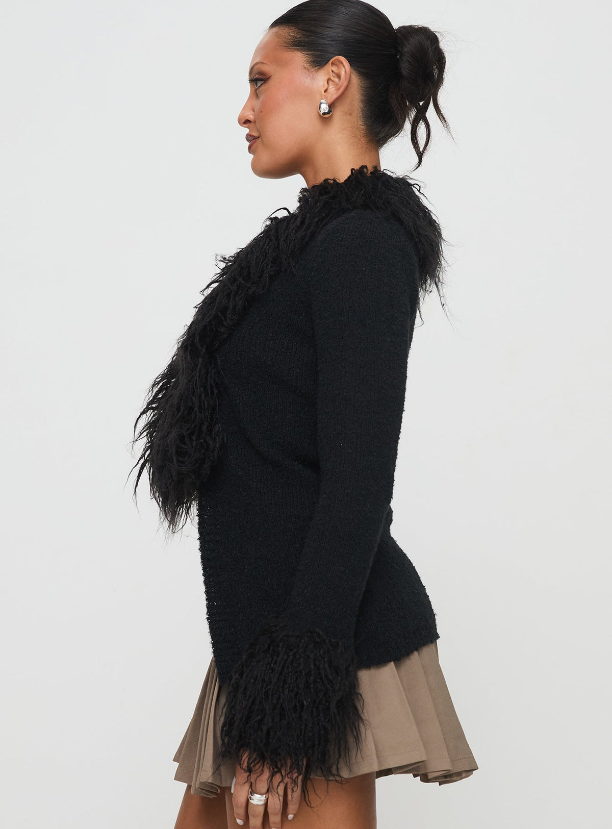 Women's Sistine Cardigan Black — Sweater