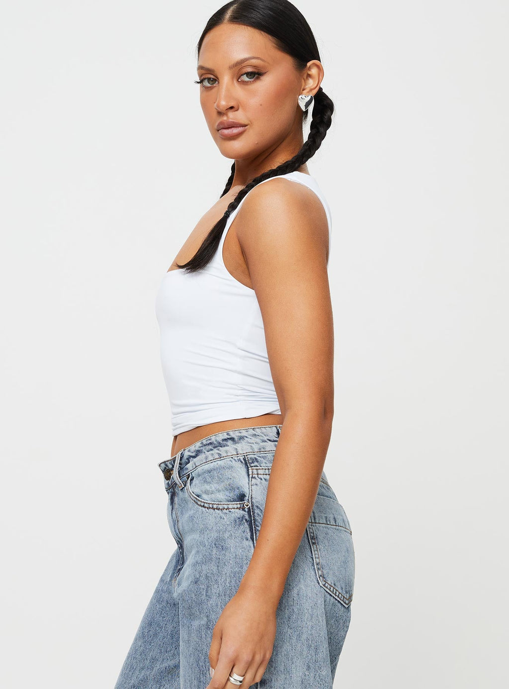 Women's Back In Time Top White