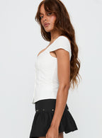 Women's Transcendence Button Up Top White