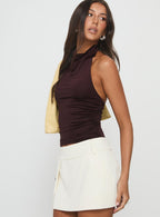 Women's Giggle Top Chocolate