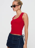Women's Issues Knit Top Red