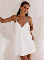 Women's Melanea Mini Dress White — Dress
