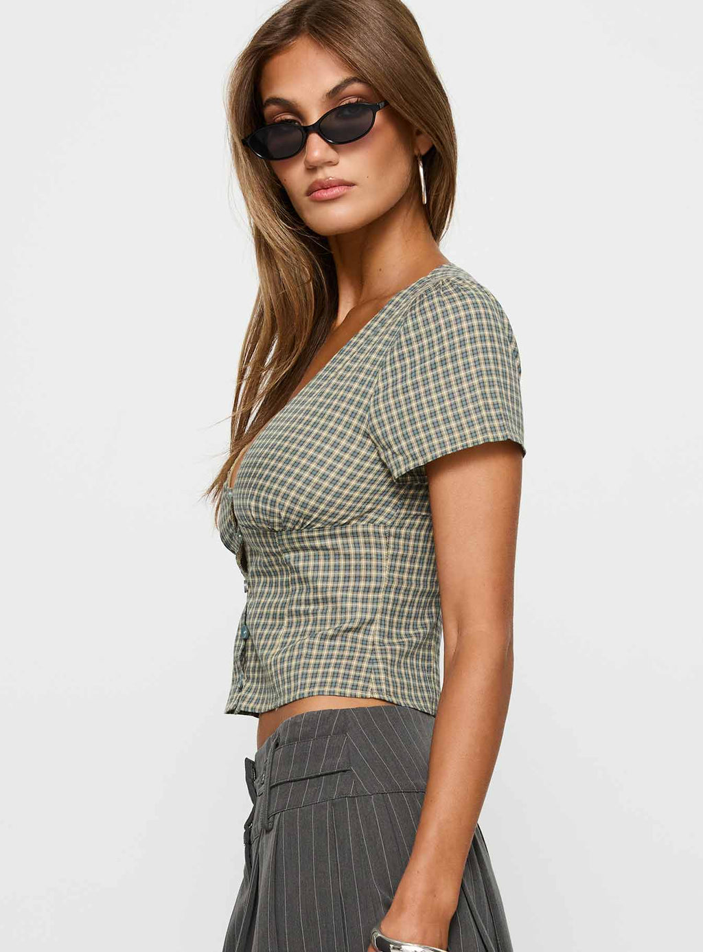 Women's Isolda Top Multi Check