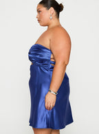 Women's Shellie Mini Dress Blue Curve — Dress