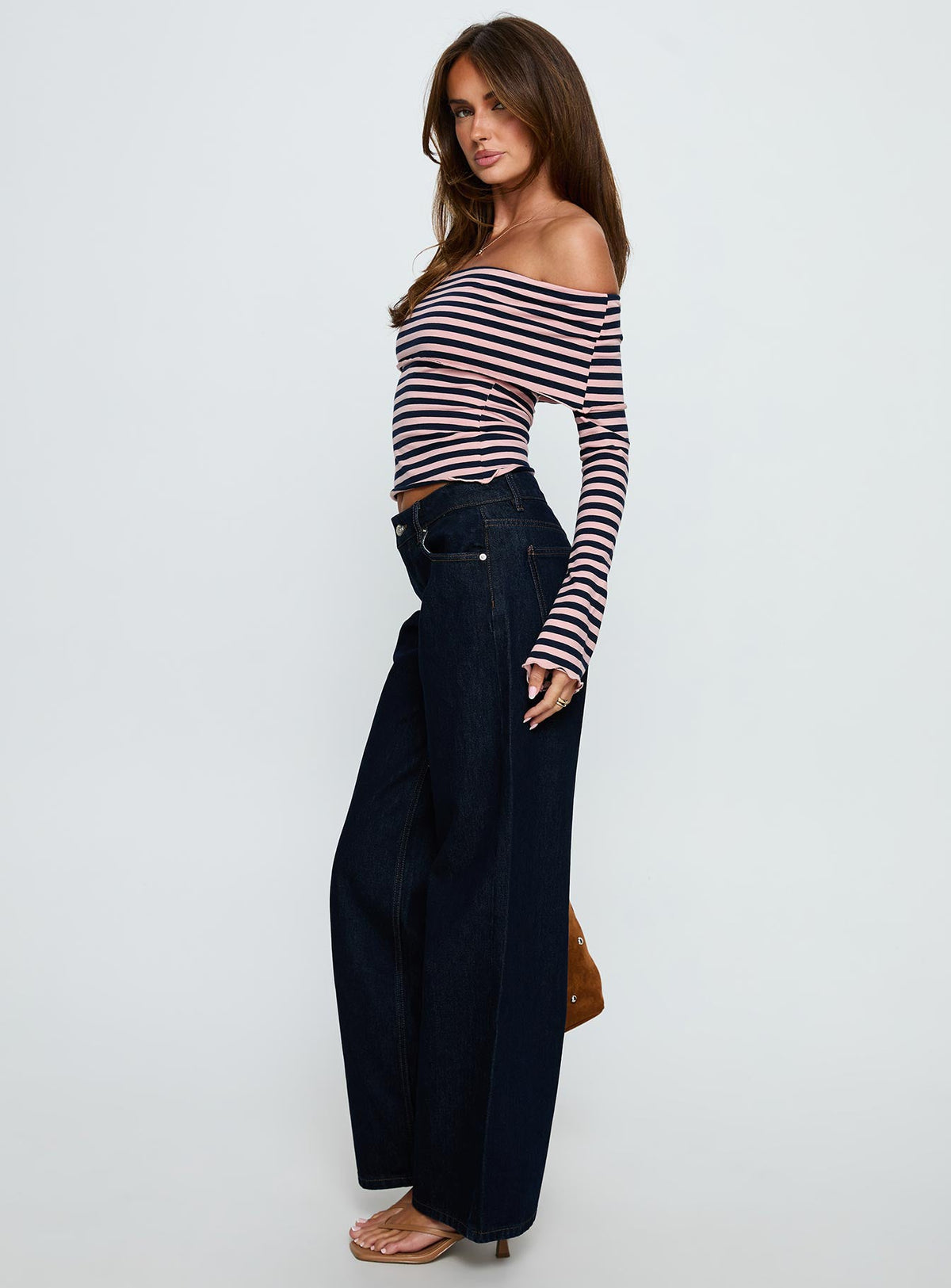 Women's Ellanor Low Rise Straight Leg Jeans Indigo Blue