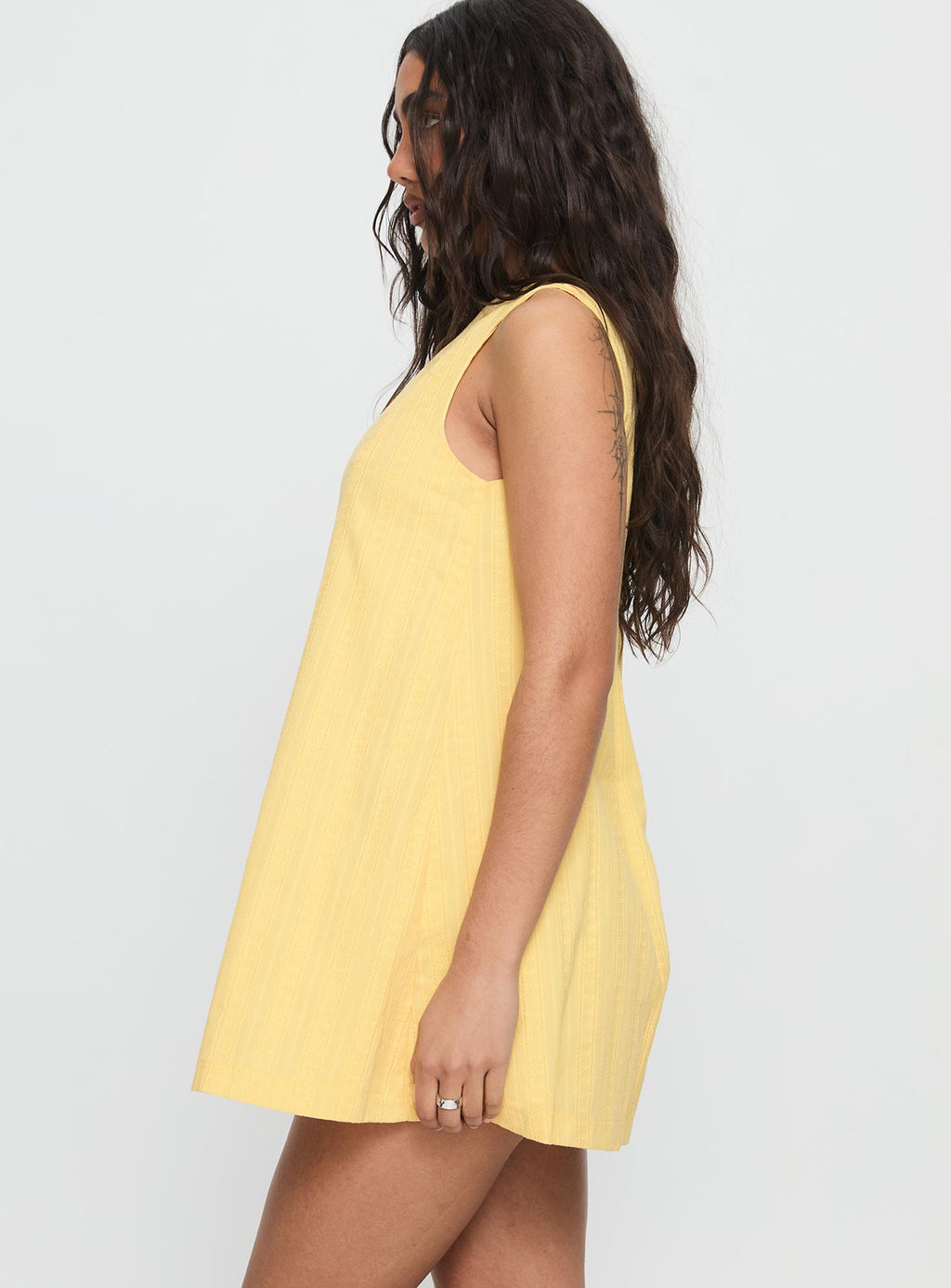 Women's Lorenie Shift Mini Dress Yellow — Dress