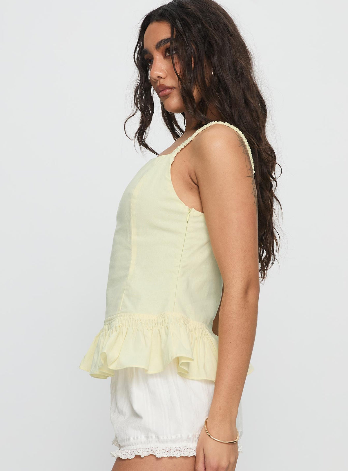 Women's Mystery Of Love Frill Top Butter