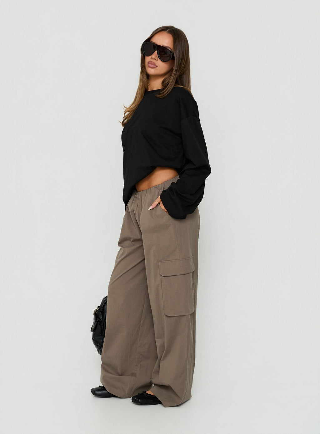Women's Lunea Concealed Waistband Cargo Pants Charcoal
