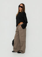 Women's Lunea Concealed Waistband Cargo Pants Charcoal
