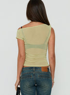 Women's Tanjiro One Shoulder Top Green