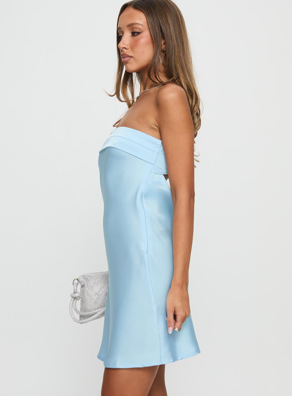 Women's Phillipa Mini Dress Light Blue — Dress
