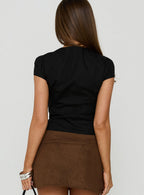 Women's Anastazie Keyhole Top Black