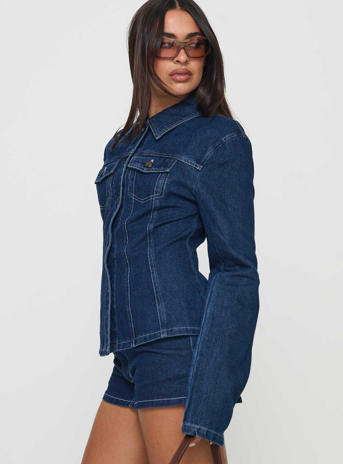 Women's Rider Jacket Blue Denim