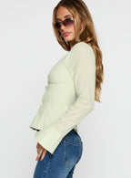 Women's Elowenn Long Sleeve Top Green