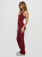 Women's Sunday Session Active Flare Leg Pant Red
