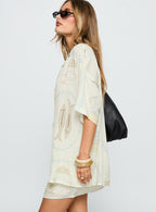 Women's Caraliia Shirt Cream — Matching Set
