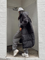 Women's Abe Longline Puffer Jacket Black